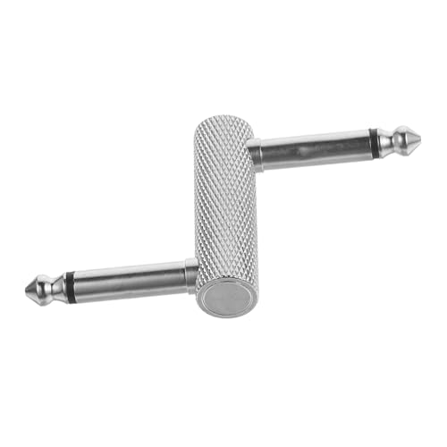 Milisten Metal Gitarrenpedal Koppler Doppelter Kopf Effektgerät Adapter für Gitarre Kompatibel mit Meisten Marken Stabil Platzsparend Hochwertigem Metall Gefertigt von Milisten