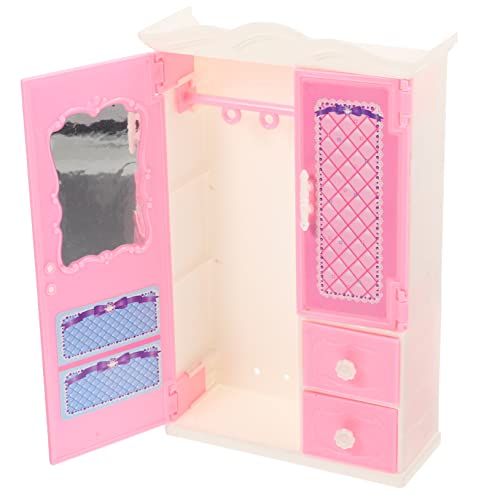 Milisten Mini Kleiderschrank winzig Puppe Kleidung Miniaturen klein Dekoration Miniatur Kleiderschrank Miniatur-Hausmöbel Mini Kleiderschrank Miniaturmöbel Plastik Rosa Milisten Mini Kleiderschrank winzig Puppe Kleidung Miniaturen klein Dekoration Miniatur Kleiderschrank Miniatur-Hausmöbel Mini Kleiderschrank Miniaturmöbel Plastik Rosa von Milisten