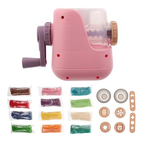 Milisten Nudelmaschine Spielset DIY Modelliermasse Extruder Kreatives Küchenspielzeug für Mädchen Jungen Motorik und Fantasie Eltern-Junge Mädchen Interaktion von Milisten