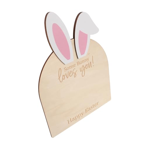 Milisten Osterhasen-Ornamente Fußabdruck-Set für Neugeborene Schwangerschaft den Eltern mitteilen Hand- oder Fußabdruck-Ton-Set für Neugeborene -Handabdruck-Ornament-Set hölzern Rosa Milisten Osterhasen-Ornamente Fußabdruck-Set für Neugeborene Schwangerschaft den Eltern mitteilen Hand- oder Fußabdruck-Ton-Set für Neugeborene -Handabdruck-Ornament-Set hölzern Rosa von Milisten