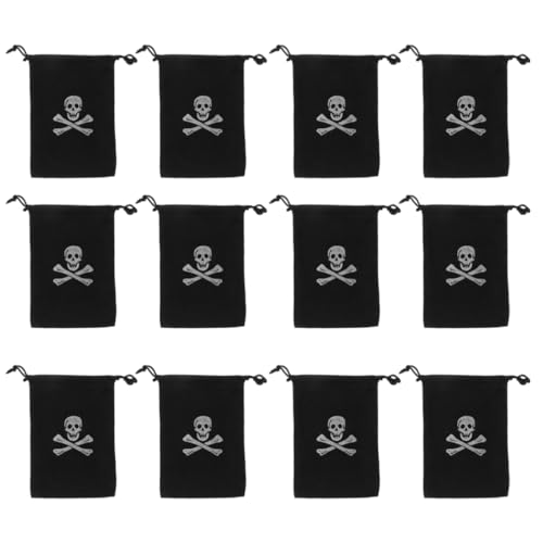 Milisten Piratenbeutel Kordelzug: 30PCS Schatzbeutel Kordelzug Halloween Piratentasche Piratenparty-Taschen Aufbewahrungstasche FüR SüßIgkeiten Milisten Piratenbeutel Kordelzug: 30PCS Schatzbeutel Kordelzug Halloween Piratentasche Piratenparty-Taschen Aufbewahrungstasche FüR SüßIgkeiten von Milisten