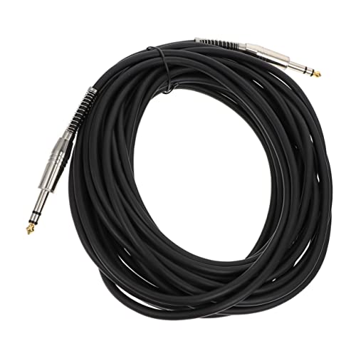 Milisten Professionelles Audio Kabel für Gitarre Schwarzes Langlebiges Instrumentenkabel mit Stabilem Signalübertragungsdesign für Musiker und Studioaufnahmen von Milisten