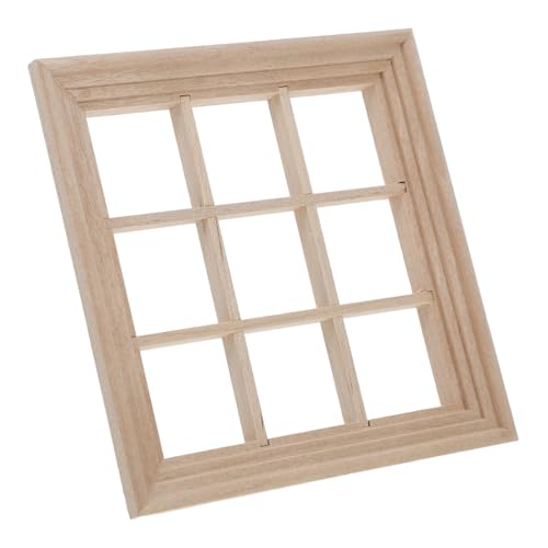 Milisten Puppenhausfenster Puppenhäuser Dekoration Puppenhaus Bilderrahmen Mini-hausschmuck Puppenhausrahmen Puppenhaus-miniaturfenster Mini-möbeltür Miniatur-fensterrahmen Beige Holz Milisten Puppenhausfenster Puppenhäuser Dekoration Puppenhaus Bilderrahmen Mini-hausschmuck Puppenhausrahmen Puppenhaus-miniaturfenster Mini-möbeltür Miniatur-fensterrahmen Beige Holz von Milisten