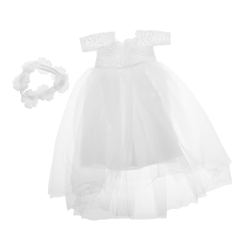 Milisten Puppenhochzeitskleid Wunderschönes Brautkleid Für Puppen Anziehpuppen Kleidung Accessoires Modepuppen Hochzeit Puppenröcke Puppenkleidung Kleid von Milisten