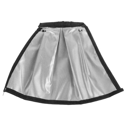 Milisten Puppenmantel mit Schnalle für Figuren Dekorativer Umhang für Puppen Wiederverwendbare Mini Kleidung für DIY Puppen Schwarz von Milisten