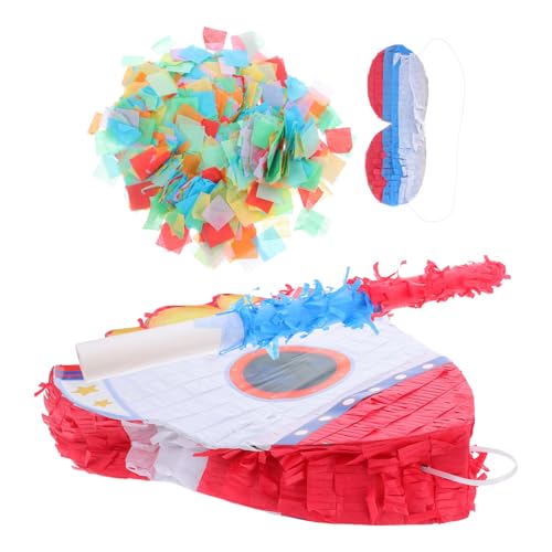 Milisten Raketen Piñata Mit Augenbinde Fledermaus Und Konfetti Für Weltraum Party Dekorationen Kindergeburtstagsspiele Süßigkeitenfüllungen Astronauten Mottoparty Zubehör Milisten Raketen Piñata Mit Augenbinde Fledermaus Und Konfetti Für Weltraum Party Dekorationen Kindergeburtstagsspiele Süßigkeitenfüllungen Astronauten Mottoparty Zubehör von Milisten