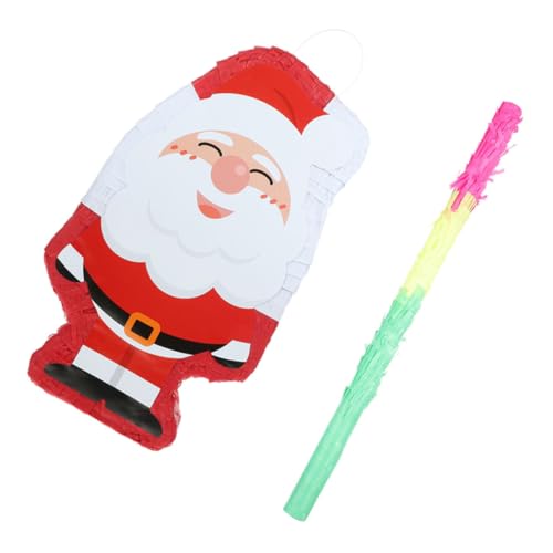 Milisten Santa Claus Pinata Weihnachtsdeko mit Teiliges zum Befüllen mit Süßigkeiten für Weihnachtsfeier Partyspiel und Festliche Kinderunterhaltung Milisten Santa Claus Pinata Weihnachtsdeko mit Teiliges zum Befüllen mit Süßigkeiten für Weihnachtsfeier Partyspiel und Festliche Kinderunterhaltung von Milisten