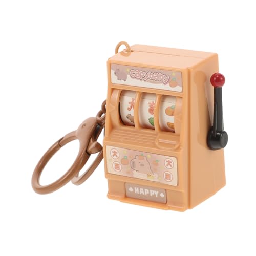 Milisten Schlüsselanhänger Glücksspiel Schlüsselanhänger Las Vegas Party Dekorationen Mini Greifautomat Entscheidungsträger Schlüsselanhänger Las Vegas Souvenir Kawaii von Milisten