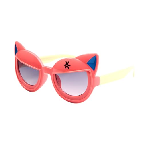 Milisten Sonnenbrille mit Katzenohren Lustige Cosplay Partybrille Leichte Stabile UV Schutz Brille für Tanz und Performance Bunte Zufällige Farben Auffälliges Cartoon Zufällige Farbe von Milisten