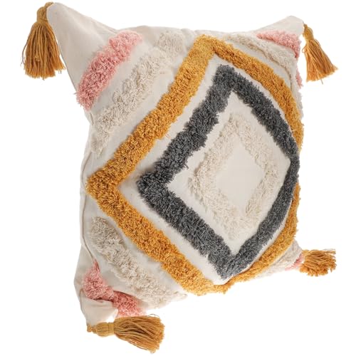 Milisten Stilvoller Farbenfroher Kissenbezug Aus Besticktem Baumwollgarn Dekorative Kissenbezüge Für Sofa Couch Kissenschutz Milisten Stilvoller Farbenfroher Kissenbezug Aus Besticktem Baumwollgarn Dekorative Kissenbezüge Für Sofa Couch Kissenschutz von Milisten