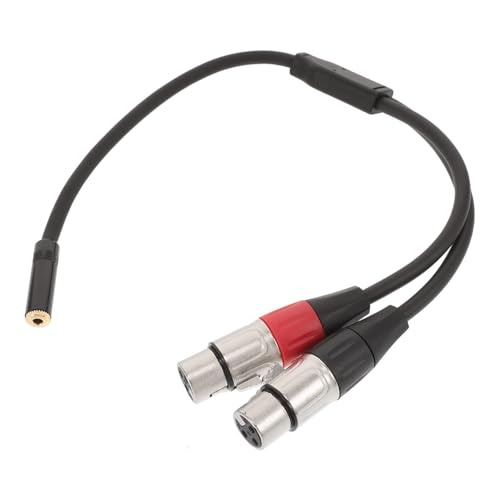 Milisten Symmetrisches Dual Xlr Stecker Buchse Audiokabel Doppelte Abschirmung für Klangqualität Kompatibel mit Mikrofonen und Mischpulten für Aufnahme von Milisten