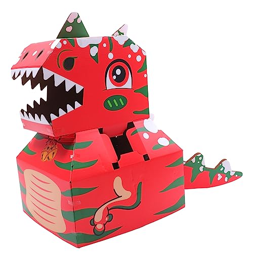 Milisten Tragbares Selbstgemacht Dinosaurier Spielzeug für Kinder Karton Pappschachtel Leicht und Stabil für Rollenspiele und Kreative Aktivitäten von Milisten