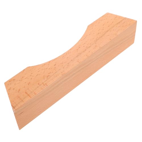 Milisten Treibsand-Malgrund Sandbildbasis kleiner Ausstellungsstand Beweglicher Sandmalständer DIY Treibsand-Malständer Ständer für bewegte Sandkunst DIY-Sandkunstbasis hölzern Hellbraun von Milisten