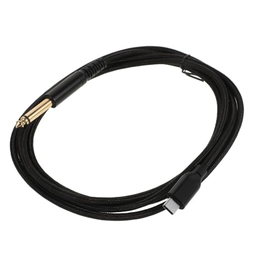 Milisten USB C zu Gitarrenkabel mit Integriertem Chip Aufnahme Audio Kabel für Gitarre Stabile Klangübertragung Leicht und Tragbar für Musiker und Aufnahmen von Milisten