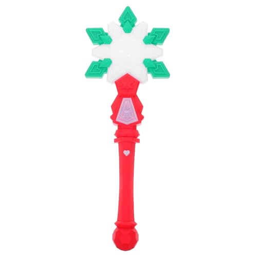 Milisten Weihnachts-LED-Schneeflockenstäbe: Leuchtende Prinzessinnen-Leuchtstäbe, Spielzeug für Weihnachtsfeiertage, Geburtstagspartys, Kostümzubehör von Milisten