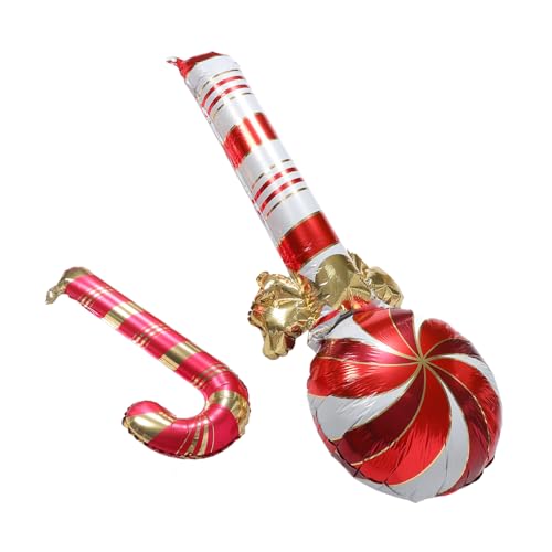 Milisten Weihnachtsballons Zuckerstange Folienballon Partydeko Große Aluminiumfolie Candy Cane Luftballons Fotorequisite für Weihnachtsfeier Büro und Wohnraumdekoration Rot Teilig Milisten Weihnachtsballons Zuckerstange Folienballon Partydeko Große Aluminiumfolie Candy Cane Luftballons Fotorequisite für Weihnachtsfeier Büro und Wohnraumdekoration Rot Teilig von Milisten