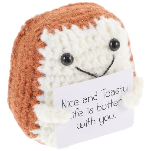 Milisten Wollgarn Toastpuppe Kleiner Cartoon Anhänger für Kinder Handgewebtes Toastornament Lustige Dekoration für Partys Geschenkidee für Freunde und Familie Milisten Wollgarn Toastpuppe Kleiner Cartoon Anhänger für Kinder Handgewebtes Toastornament Lustige Dekoration für Partys Geschenkidee für Freunde und Familie von Milisten