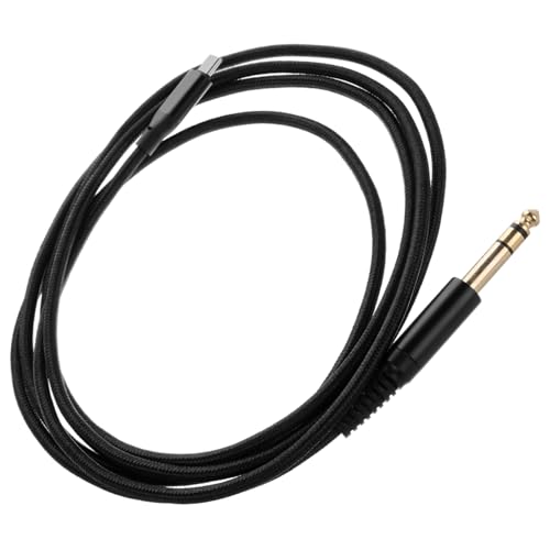 Milisten -c Zu Trs-verbindungskabel Anschlusszubehör Für Musikinstrumente Audioverbindungskabel Usb-c-kabel Stereo -audiokabel Gitarren-audio-patchkabel Kopfhöreradapter Kupfer Schwarz von Milisten