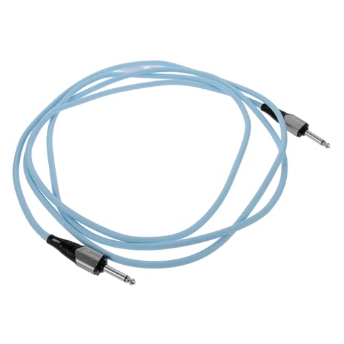 Milisten kabel für elektrische gitarre Patchkabel gitarre Trommelkabel Effektorkabel Kabel für gitarre E-Gitarren-Verstärkerkabel Gitarrenzubehör Audiogerätekabel Videokabel PVC Himmelblau von Milisten