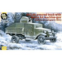GAZ AA armored truck with Maxim AA gun von Military Wheels