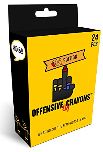 Colorful Creations Offensive-ISH Edition Wachsmalstifte für Erwachsene von Milktoast Brands