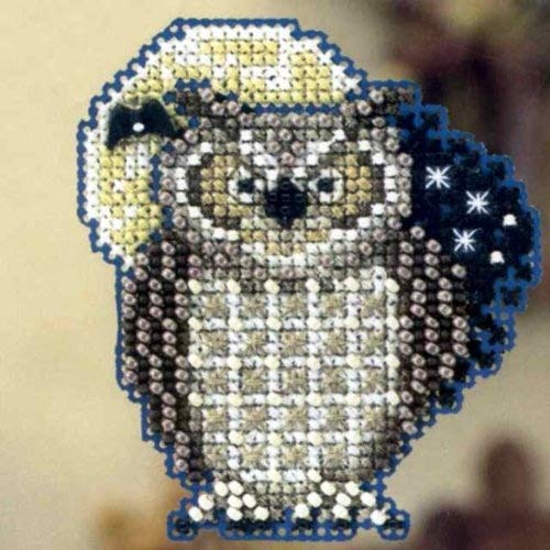 Hooty Owl - Beaded Cross Stitch Kit - MH18-2204 Hooty Owl - Beaded Cross Stitch Kit - MH18-2204 von Mill Hill