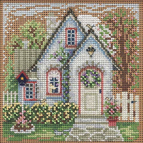 Kreuzstich-Set "Summer Cottage" mit Perlen, Mill Hill 2021, Knöpfe und Perlen, Frühling, MH142115, mehrfarbig Kreuzstich-Set "Summer Cottage" mit Perlen, Mill Hill 2021, Knöpfe und Perlen, Frühling, MH142115, mehrfarbig von Mill Hill
