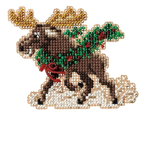 Merry Moose (beaded kit) by Mill Hill von Mill Hill