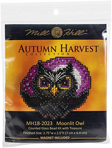 Mill Hill Counted Cross Stitch Kit 2.75"X2.5"-Moonlit Owl (14 Count) von Mill Hill