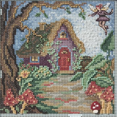 Mill Hill Fairy House MH142514 Kreuzstich-Set, Perlen und Knöpfe 2025 Frühlingsserie, 13,3 x 13,3 cm, mehrfarbig Mill Hill Fairy House MH142514 Kreuzstich-Set, Perlen und Knöpfe 2025 Frühlingsserie, 13,3 x 13,3 cm, mehrfarbig von Mill Hill