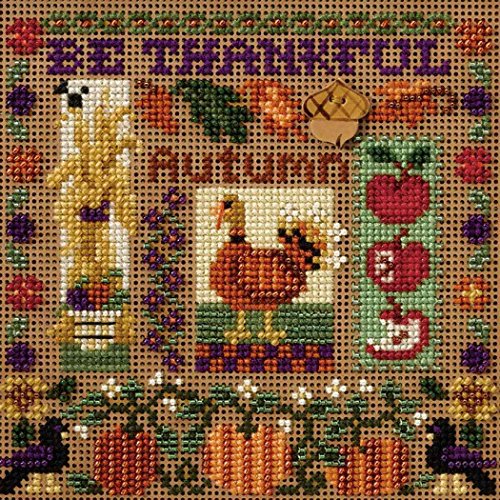 Mill Hill - Kreuzstich-Set 'Be Thankful' - Nähset - Traditionell - Szenerie - Dankbarkeit - Erwachsener, Teenager, Kind - Nicht zusammenklappbar Mill Hill - Kreuzstich-Set 'Be Thankful' - Nähset - Traditionell - Szenerie - Dankbarkeit - Erwachsener, Teenager, Kind - Nicht zusammenklappbar von Mill Hill