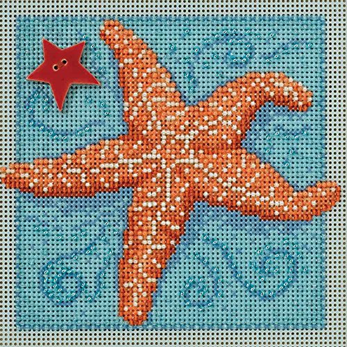 Unbekannt Starfish Beaded Counted Cross Stitch Kit Mill Hill 2016 Buttons & Beads Spring MH141615 by Mill Hill Unbekannt Starfish Beaded Counted Cross Stitch Kit Mill Hill 2016 Buttons & Beads Spring MH141615 by Mill Hill von Mill Hill