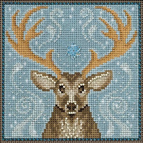 Winter Stag Beaded Counted Cross Stitch Kit Mill Hill Buttons & Beads 2016 Winter Series MH141636 by Mill Hill Winter Stag Beaded Counted Cross Stitch Kit Mill Hill Buttons & Beads 2016 Winter Series MH141636 by Mill Hill von Mill Hill