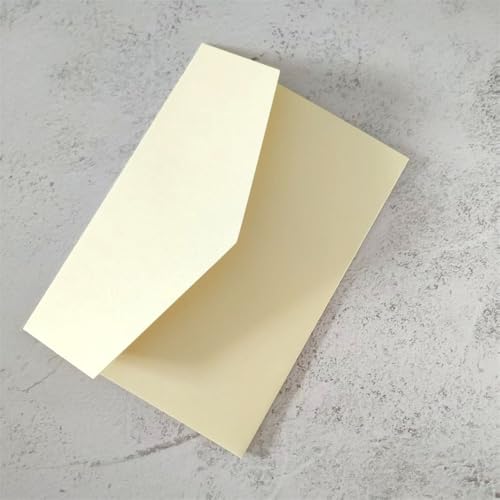 MillaSaw Einladungskarten aus Weißgold, Umschlag, Hochzeitstag, blanko, Feiertagskarten, 25 Stück (Weißgold) von MillaSaw