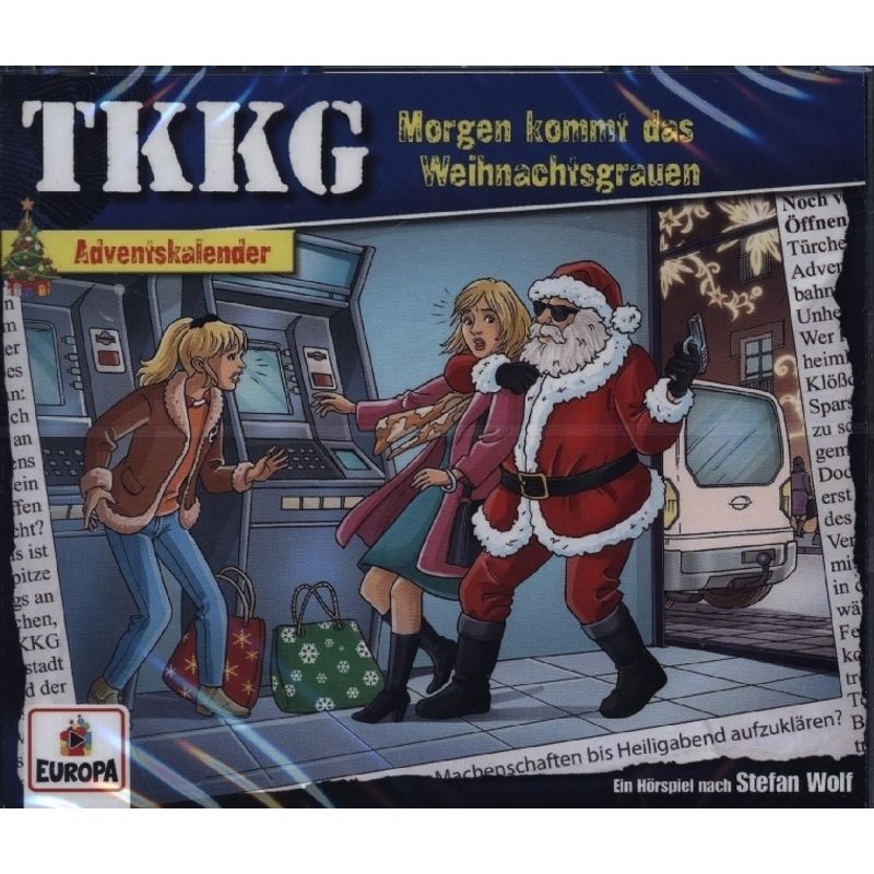 Ein Fall Für Tkkg Adventskalender - Morgen Kommt Das Weihnachtsgrauen (2 Cds) - Tkkg (Hörbuch) von Miller Sonstiges Wortprogramm
