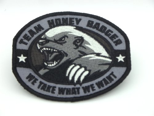 Honey Badger Moral Patch (Schwarz) von Milspec