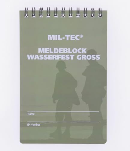 Miltec Notizblock, wasserfest, groß Miltec Notizblock, wasserfest, groß von Mil-Tec