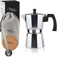 Milu Espressokocher silber, 3 Tassen Milu Espressokocher silber, 3 Tassen von Milu