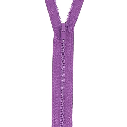 Reißverschluss mit offenem Ende, 50 cm, Mauve von Milward Zips