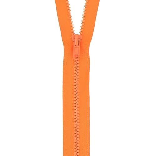 Reißverschluss mit offenem Ende, 60 cm, Orange von Milward Zips