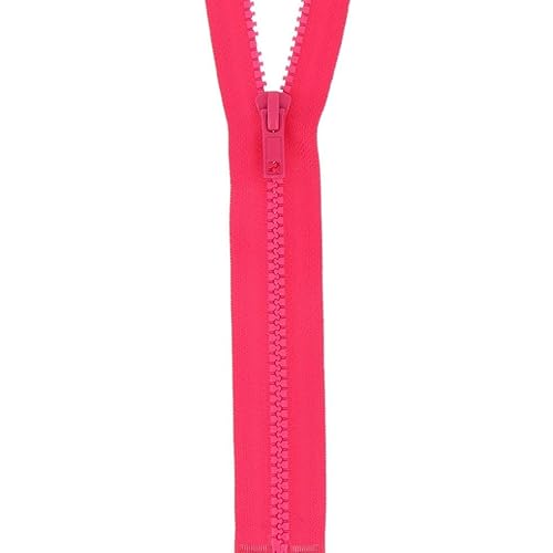 Reißverschluss mit offenem Ende, 60 cm, Shocking Pink von Milward Zips