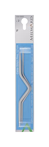 MILWARD 2235207 Kabelstichstifte, gebogen, Aluminium, Silber-Grau, 12 cm lange von Milward