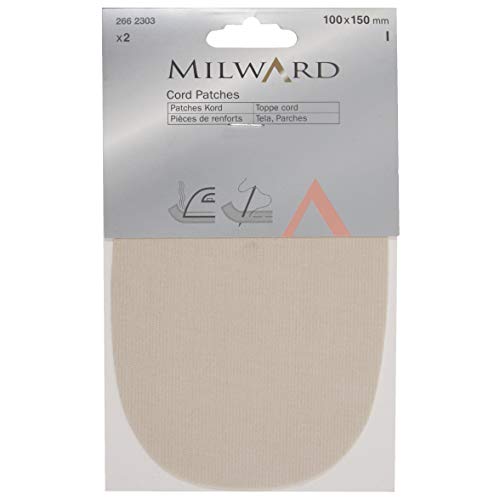 MILWARD Kordelaufnäher, Beige, 100 x 150 mm von Milward