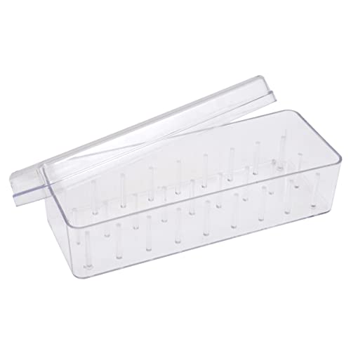 Milward 2511421 27 Spool-Thread-Organizer: 1 Stück, Plastik, Farblos, 19.5 x 7 x6cm von Milward