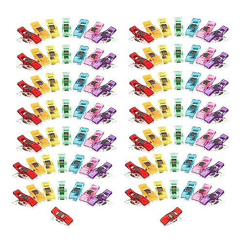 Milward Quilters Clips Stoffklammern Nähklammern Wunderklammern Verschiedene leuchtende Neonfarben, 2,7 x 1 x 1 cm, 100 Klammern, Neon Milward Quilters Clips Stoffklammern Nähklammern Wunderklammern Verschiedene leuchtende Neonfarben, 2,7 x 1 x 1 cm, 100 Klammern, Neon von Milward
