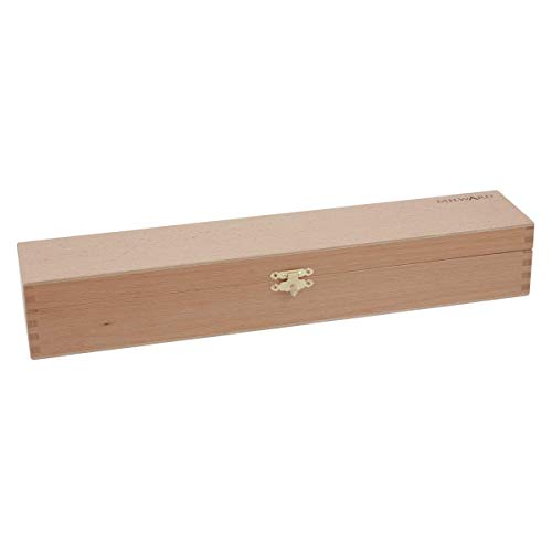 Milward Stricknadelbox – Premium-Buchenholz – sichere Aufbewahrung für Nadeln und Zubehör – 43,5 x 7 x 8 cm, beech Milward Stricknadelbox – Premium-Buchenholz – sichere Aufbewahrung für Nadeln und Zubehör – 43,5 x 7 x 8 cm, beech von Milward