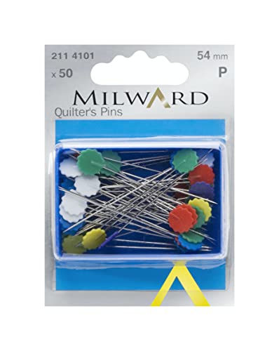 Milward gemischt Quilt Stecknadeln (54mm) - 50 Stück von Milward