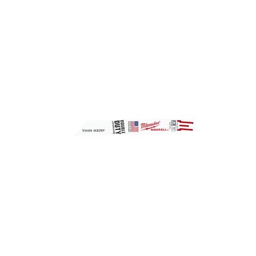 Hoja Sable UNIVERSAL Metal, Madera y Plástico 150mm 10Tpi - 5uds von Milwaukee