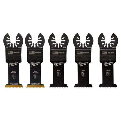 MILWAUKEE Universal Fit Open-LOK 5-Piece Oscillating Multi-Tool Set (49-25-1135) von Milwaukee