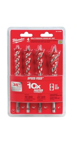Milwaukee 48130400 4-teiliges Bohrer-Set (1/2" - 1") von Milwaukee